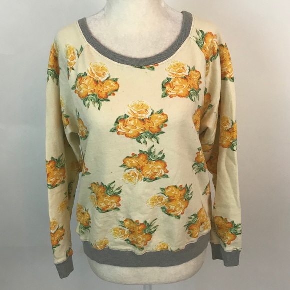 yellow rose sweatshirt